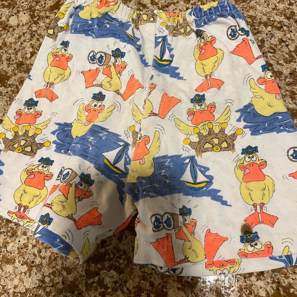 Vintage sailor duck shorts